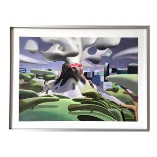 Nico Pearleyes, Subterranean Strength, 2026, Acrylic on Paper For Sale