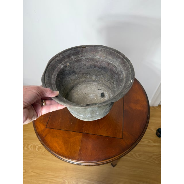 1880s French Empire Style Rococo Revival Victorian Jardiniere W/Original Liner For Sale - Image 12 of 13