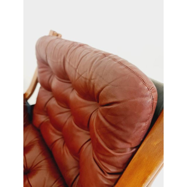Wood Scandinavian Easy Chairs by Carl-Henrik Spark for Ulferts Sweden, 1970s, Set of 2 For Sale - Image 7 of 11