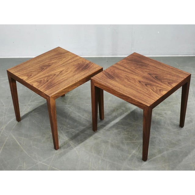 Side Tables by Severin Hansen for Haslev Møbelfabrik, 1960s, Set of 2 For Sale - Image 3 of 11