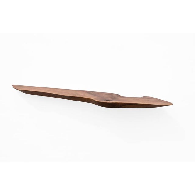 Wood W2393 Wall Hanging Shelf in Walnut Wood by Jörg Pietschmann For Sale - Image 7 of 10