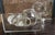 20th Century Pair of Pressed Glass Nautilus Shell Bookends or Flower Vases For Sale - Image 10 of 13