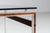 Scandinavian Coffee Table in Metal, Teak and Smoked Glass Denmark 1960 For Sale - Image 13 of 15
