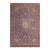 Art Nouveau 1990's Vintage Blue/Rust Wool Rug - 10'3'' X 12'7'' For Sale