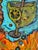 Large Serg Graff Cartoon Burlesque Original Mixed Media Contemporary Pop Art Coa For Sale - Image 4 of 14