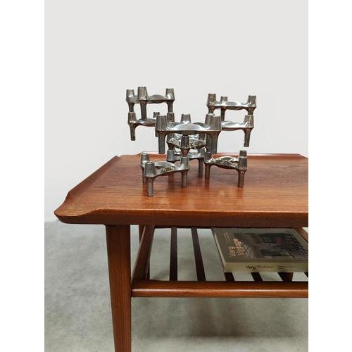 Vintage Scandinavian Teak Coffee Table from Holger Georg Jensen, 1960s For Sale - Image 4 of 8
