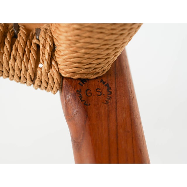 Brown Vintage GS61 Teak Chairs by Arne Wahl Iversen, 1960s, Set of 6 For Sale - Image 8 of 17