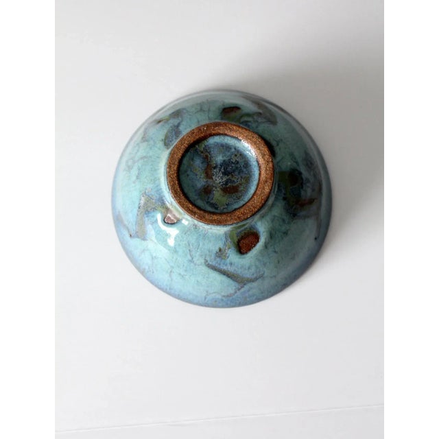 Vintage Studio Pottery Bowl For Sale - Image 10 of 11