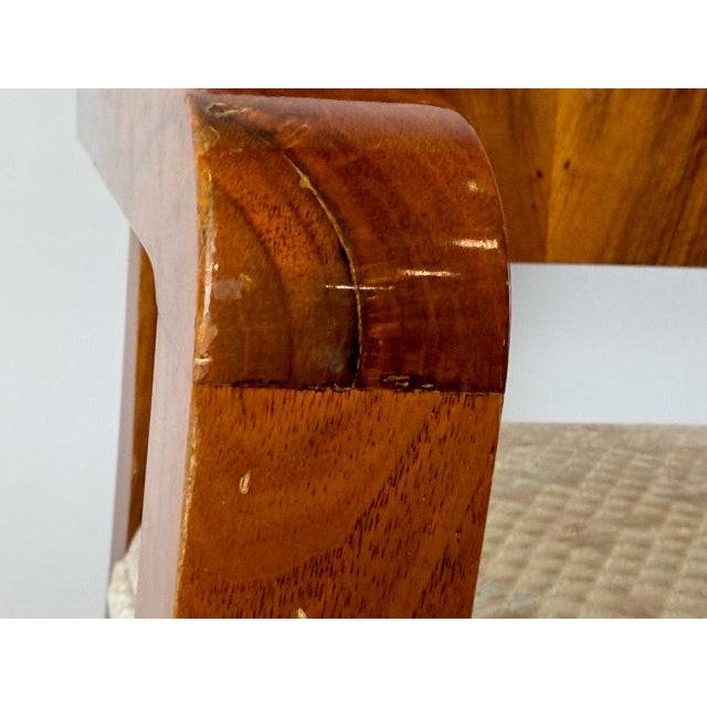 Art Deco Wallnut Armchair, 1930s For Sale - Image 11 of 14