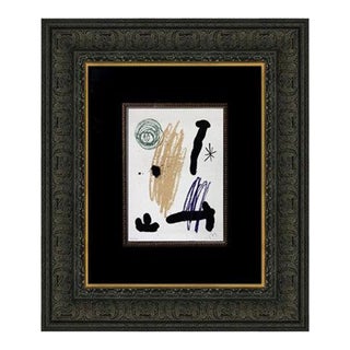 Hand Signed Original Joan Miro Lithograph in Color For Sale