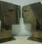 Metal 1970s Austria Pair Modernist Profile Head Sculptures tamped Hagenauer Wien - a Pair For Sale - Image 7 of 14