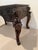 Art Nouveau Antique French Art Nouveau Hand-Carved Walnut Writing Desk With Iris & Dragonfly Motifs For Sale - Image 3 of 6