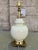 Hollywood Regency Porcelain Ginger Jar Lamp Greek Key Solid Brass Base For Sale - Image 10 of 13