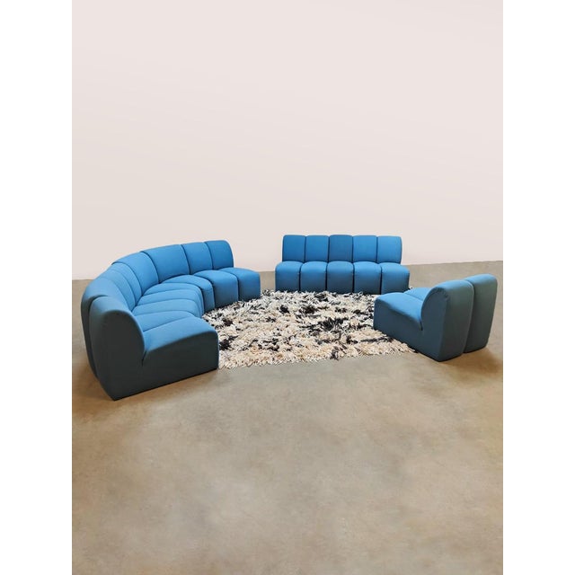 Textile Vintage Dutch Mississippi Modular Sofa by Pierre Paulin for Artifort, 1970s, Set of 15 For Sale - Image 7 of 15
