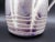 Late 20th Century Contemporary Signed Dahlstedt Gray and Purple Botanical Studio Pottery Pitcher For Sale - Image 5 of 11