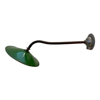 Vintage Nathan Turner Metal Industrial Light Fixture Sconce For Sale