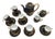 Mid-Century Modern Japanese Porcelain Coffee Set, 1960s, Set of 25 For Sale