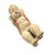 Mid 20th Century Vintage Chinese Hand-Carved Lucky Baby Sculpture on Melon 10.25" For Sale - Image 5 of 10