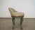 Green 1960’s Hollywood Regency Swivel Claw Foot Vanity Stool For Sale - Image 8 of 12
