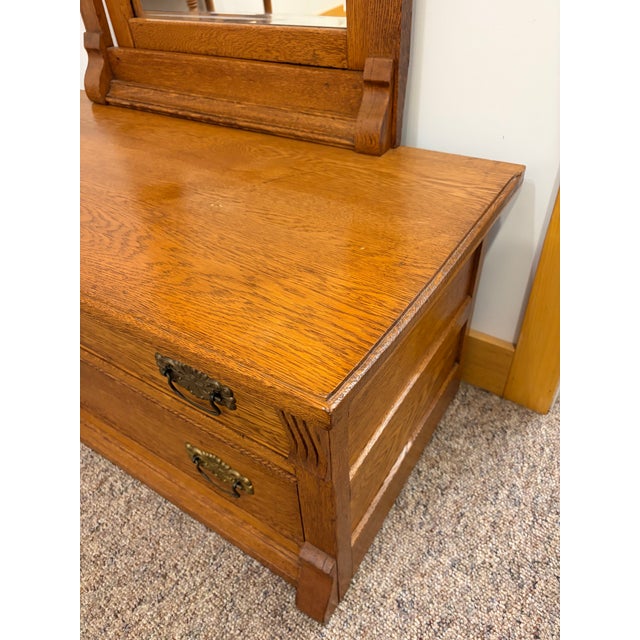 Up for sale in Sunapee Harbor is an Antique Victorian Style Oak Princess Chest. The beautiful part about these kind of...