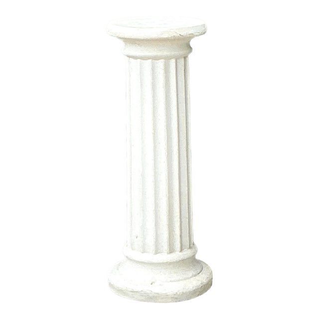 Vintage Cast Concrete Column Pedestal For Sale