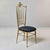 1950s Italian Brass High-Back Chiavari Side Chair With Cast Wing Crest For Sale - Image 5 of 9