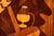 Brazilian Bar in Imbuia, Roxinho & Pau Marfim With Party Motif Marquetry, 1950s For Sale - Image 10 of 15