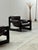 Very special, beautiful and rare "Rover" armchairs by Arne Jacobsen for Asko, made of lacquered ash wood and the finest...
