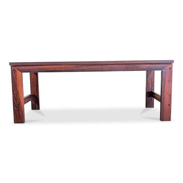 Mid-Century Modern Rosewood Bench / Side Table - 122503 For Sale - Image 3 of 6
