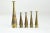 Five Engraved Brass Flower Vases, Probably Damascus, Circa 1900 For Sale - Image 9 of 13