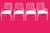 2010s Fabulous Lilly Pulitzer Pink Chinese Chippendale Dining Arm Chairs or Accent Chairs - A Pair For Sale - Image 5 of 7