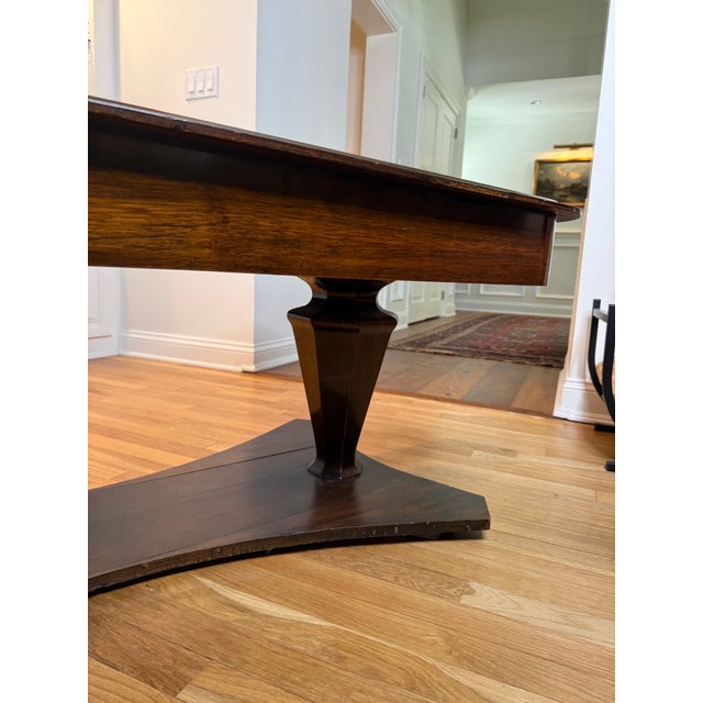 Brown Rosewood Coffee Table For Sale - Image 8 of 8