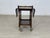 Mid-Century Serving Trolley in Wood with Fold-Out Shelves For Sale - Image 3 of 8