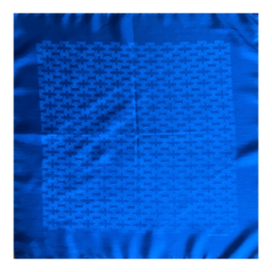 Hermès Gavroche Silk Scarf In Navy Blue