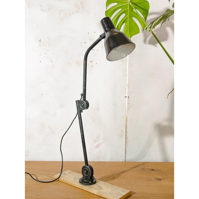 Bauhaus Bauhaus Model 122 Swing Arm Lamp from Hala Zeist, 1940s For Sale - Image 3 of 12