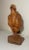 Vintage Hand Carved Wood Folk Art Glass Eye Bird Eagle Sculpture Statue Figure For Sale - Image 11 of 13