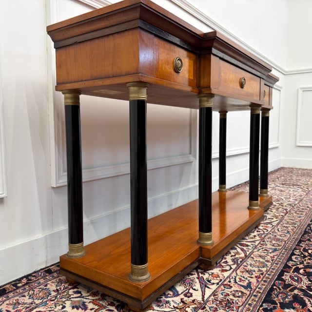 Wood Classic Italian Side Table from Selva For Sale - Image 7 of 17
