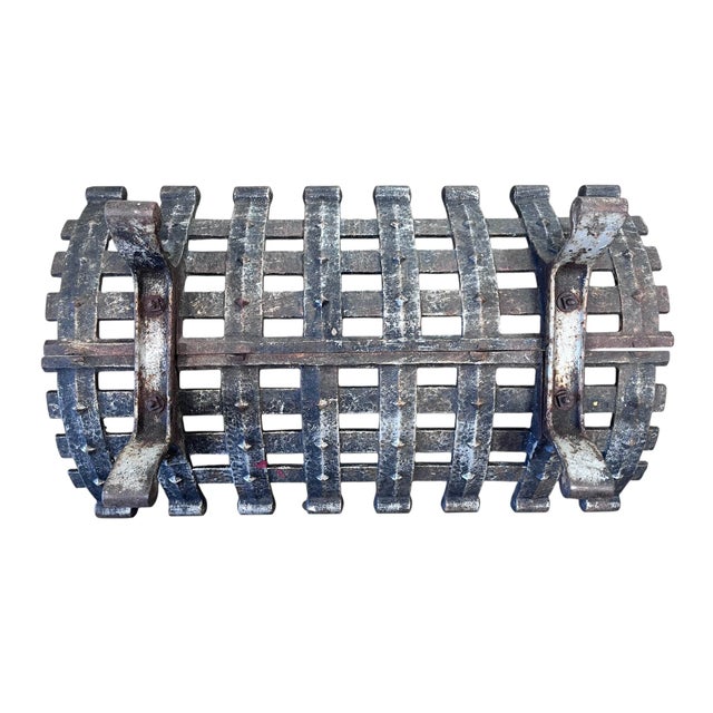 Vintage Iron Fire Grate, Heavy Duty For Sale - Image 12 of 12