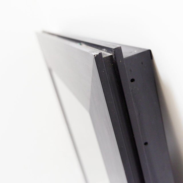 Infinity Mirror with Black Metal Frame, Italy, 2010s For Sale - Image 12 of 16