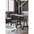 Traditional Regina Andrew Dylan Leather Bar Stool, Ebony - Set of 2 For Sale - Image 3 of 8