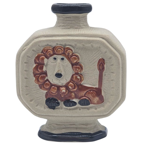 A delightful relic of 1960s–1970s design, this Lion bud vase by Takahashi Japan embodies the playful sophistication of...