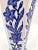 Ceramic 1996 Chinoiserie Blue and White Tiger Lily Hexagon Vase "China Blue" Fine Porcelain for Seymour Mann For Sale - Image 7 of 10