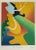 PALM BEACH ESTATE FIND! Circa 70s 80s era Thom de Jong “Smoke ster” relief print with etching signed and numbered in...