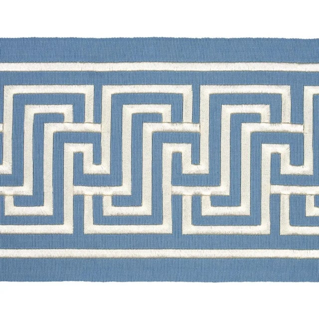 Schumacher Labyrinth Tape in Sky For Sale