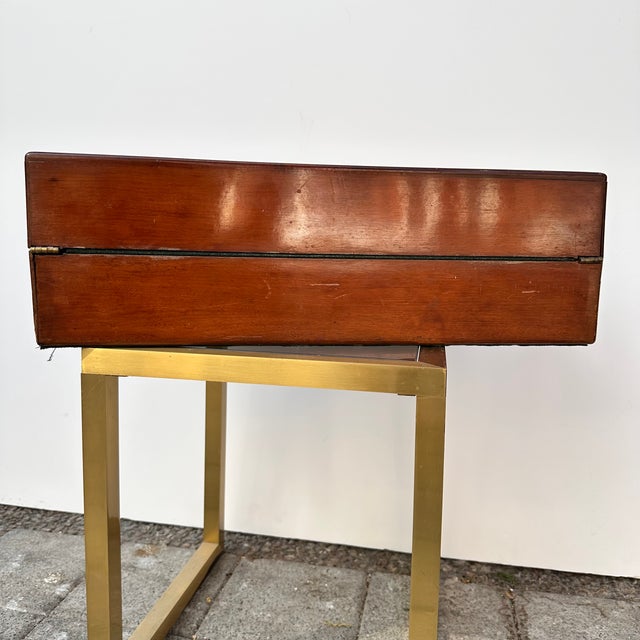 Brown Late 19th Century Travel Desk in Wood, England For Sale - Image 8 of 18