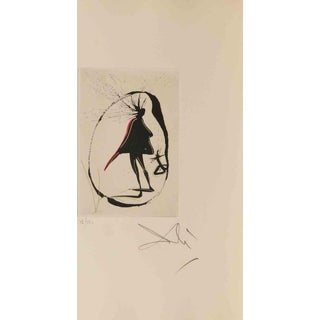 Salvador Dalì, Silhouette, 1960s, Etching For Sale
