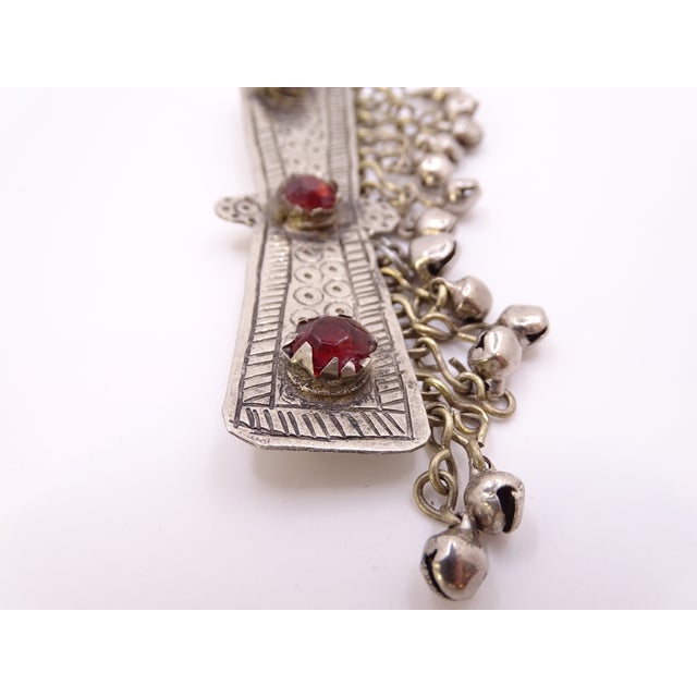 Afghan Hair Clip in Metal and Crystal, Asia, 1950s For Sale - Image 11 of 18