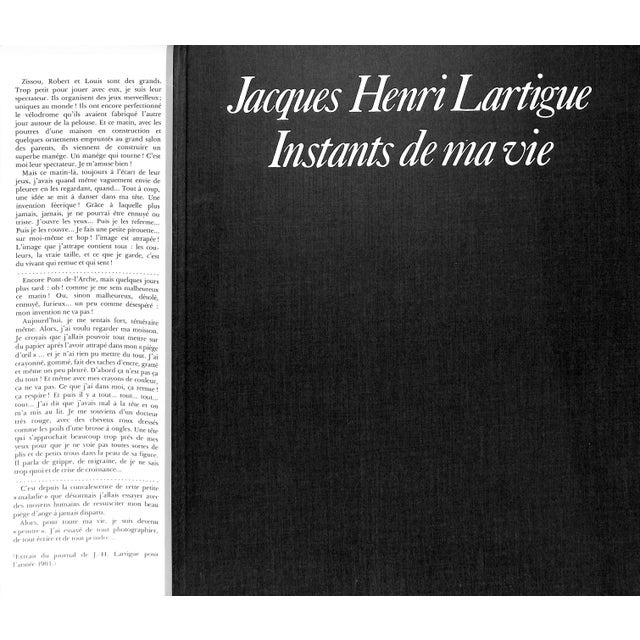 LARTIGUE, Jacques Henri Editions Du Chene, Paris 1973 13 1/4" x 10 3/8" Jacques Henri Lartigue (13 June 1894 – 12...