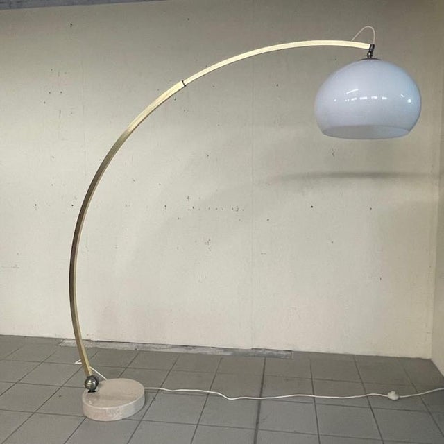 Reggiani Arc Floor Lamp by Goffredo Reggiani for Reggiani, 1960s For Sale - Image 4 of 18