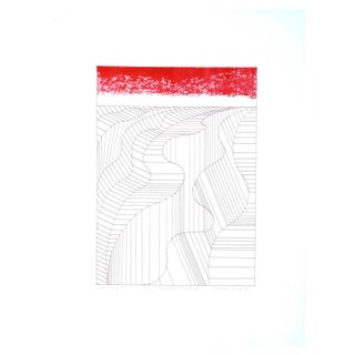 Costantino Persiani, First Landscape Structure, Original Etching, 1971 For Sale